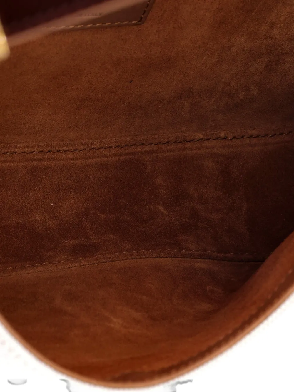 SAINT LAURENT Pre-owned Le 5 A 7 Canvas Small Hobo Bag In Neutral