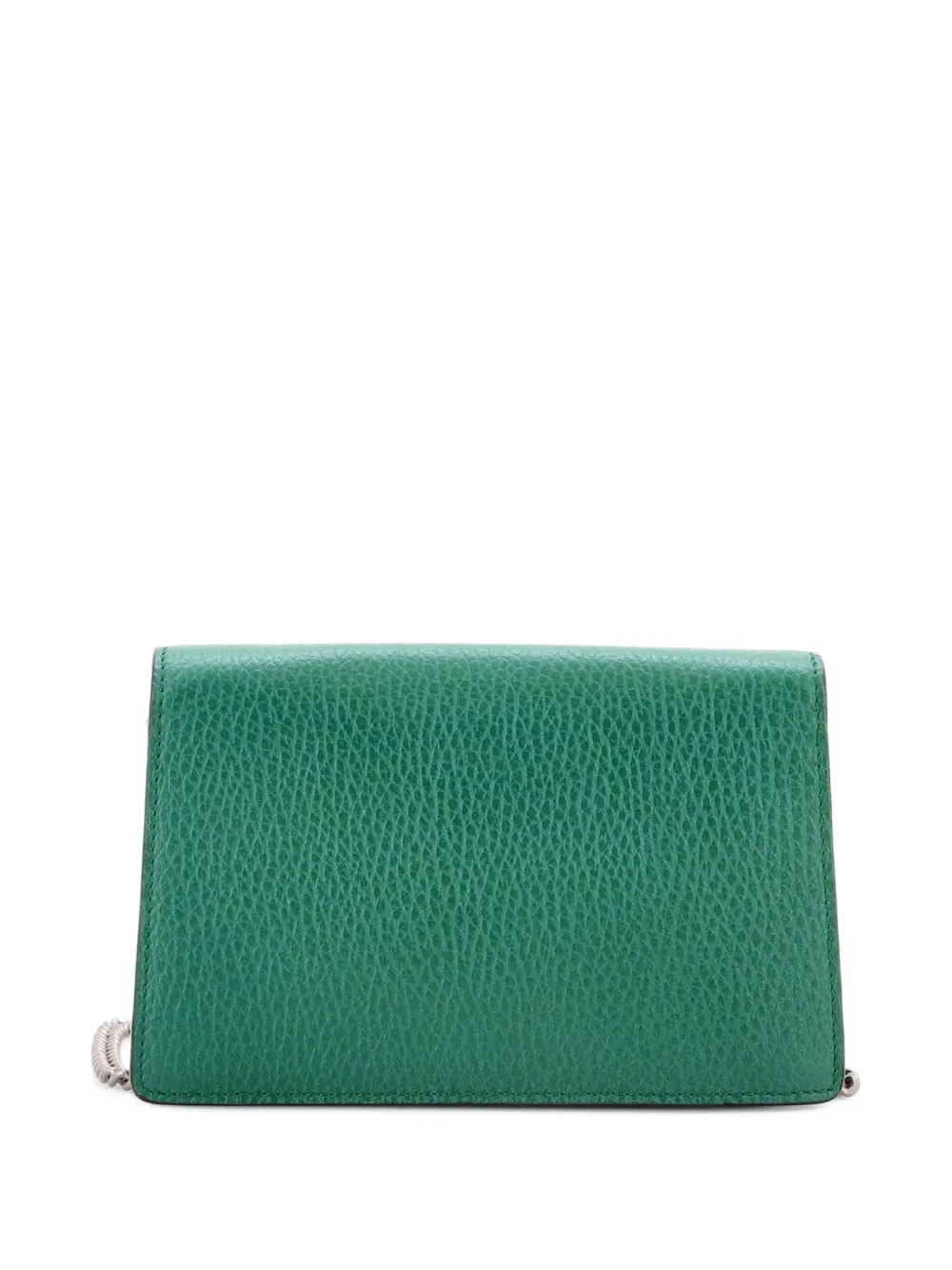 GUCCI Pre-owned Dionysus Bag Leather Super Mini Clutch Bag In Green