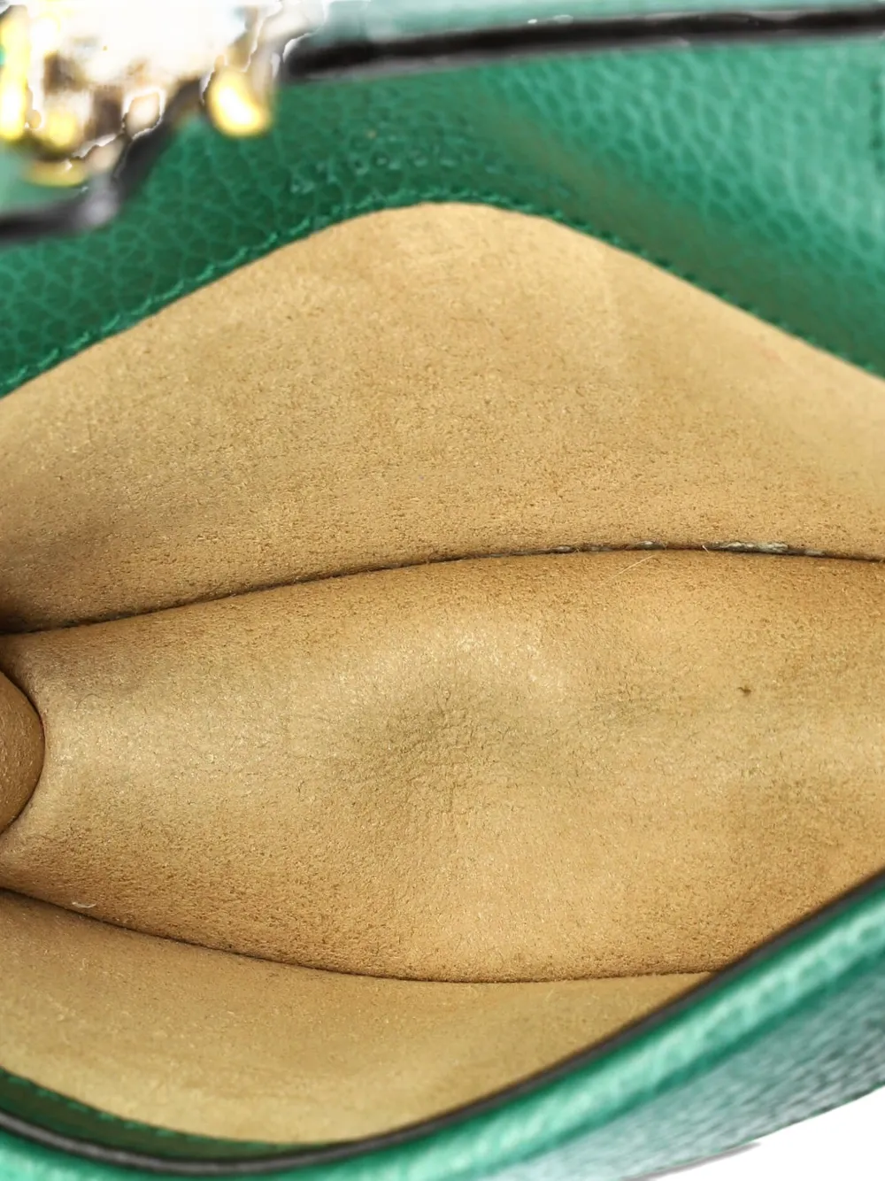 Pre-owned Gucci Dionysus Bag Leather Super Mini Clutch Bag In Green