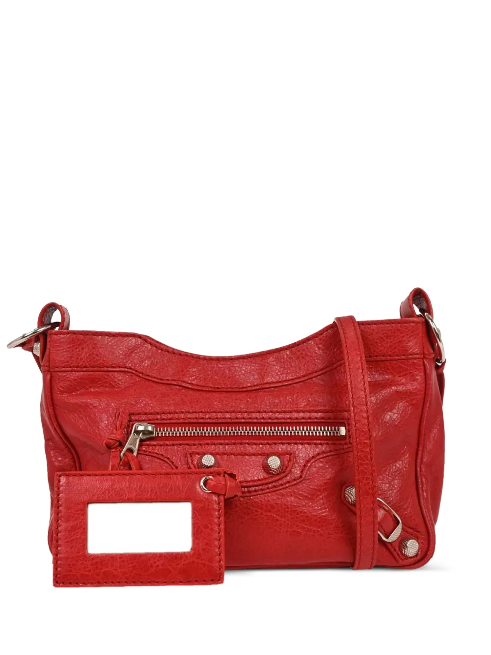Balenciaga Pre-Owned Hip leather shoulder bag - Rosso