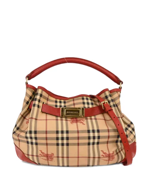 Burberry Pre-Owned tote con motivo de cuadros 2010