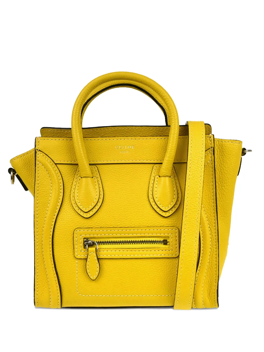 Celine Pre-Owned 2011 nano Luggage tote bag - Giallo