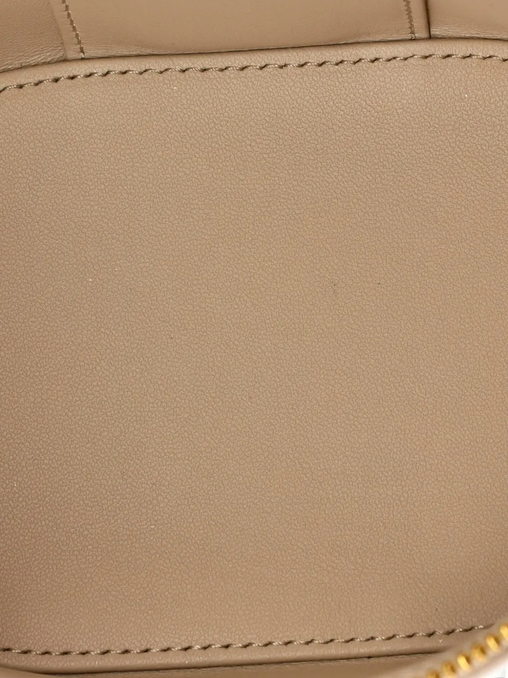 Pre-owned Dior Cd Signature Vanity Case Leather Small Satchel In Neutral