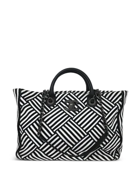 CHANEL Pre-Owned 2016-2017 small New Deauville 2way tote bag