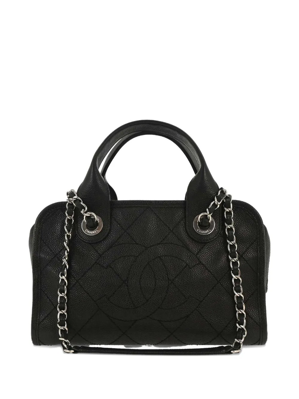 CHANEL Pre-Owned Borsa tote Bowling anni '14-'15 - Nero