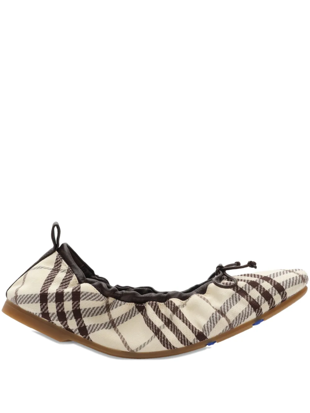 Burberry checked ballet flats - Toni neutri