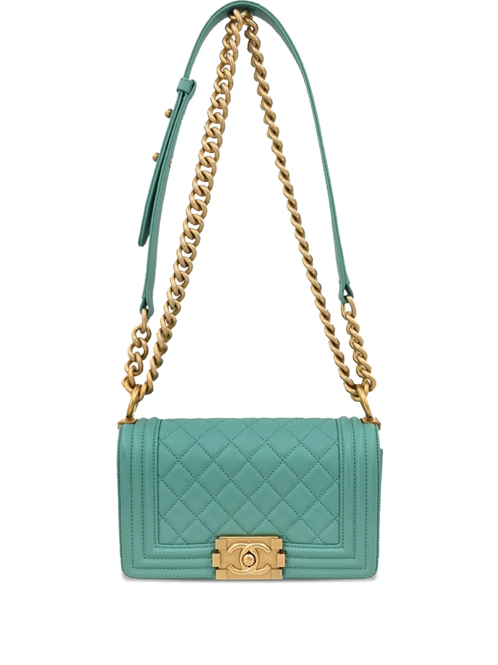CHANEL Pre-Owned Borsa a spalla Boy Chanel 2019 - Verde