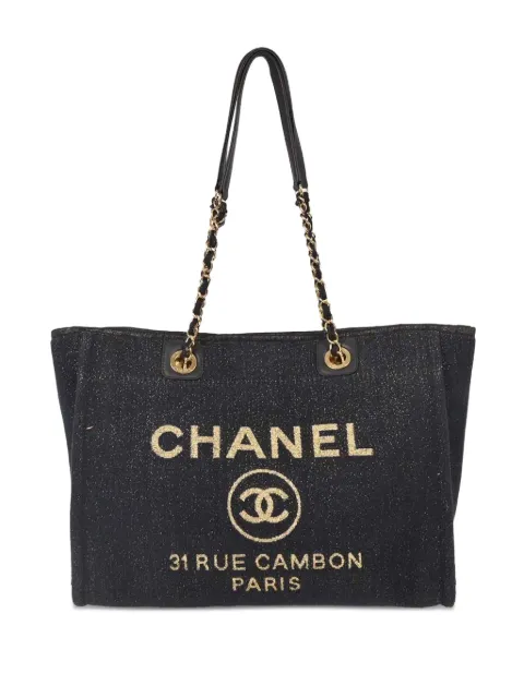 CHANEL Pre-Owned 2019 small Deauville tote bag