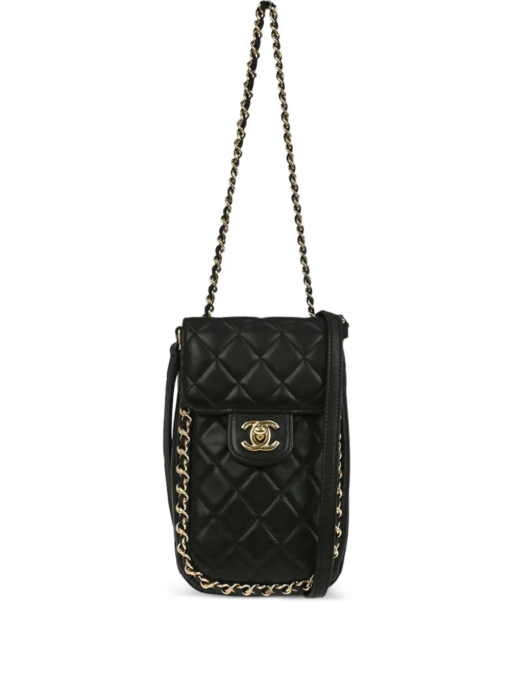 CHANEL Pre-Owned funda para celular capitonada 2017-2018 | negro | Image 1