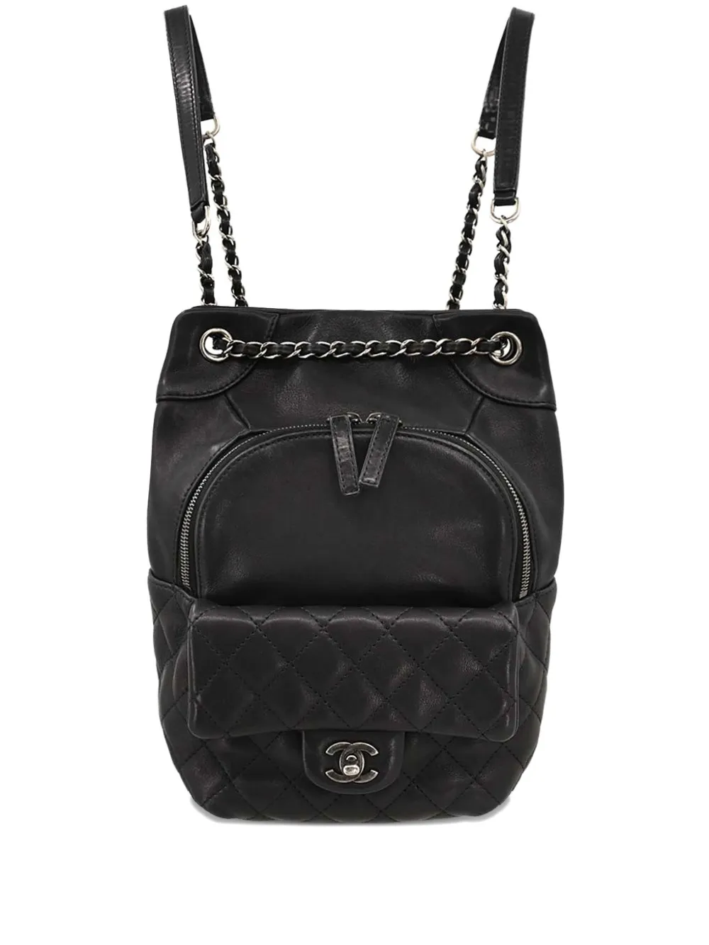 CHANEL Pre-Owned Zaino trapuntato anni '15-'16 - Nero
