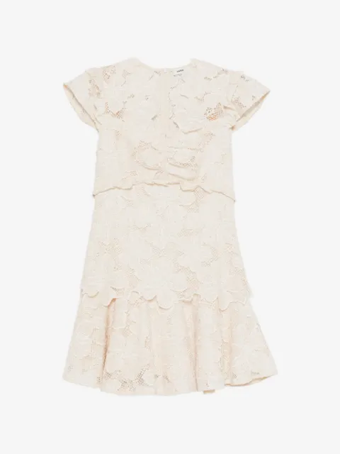 SANDRO mini guipure dress