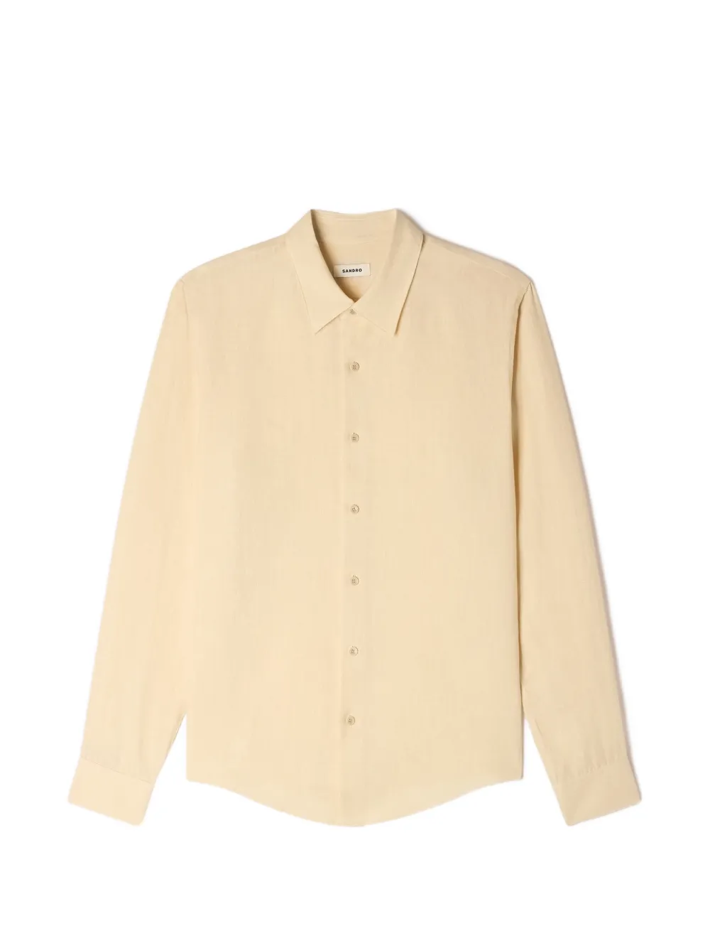 SANDRO long-sleeved shirt - Toni neutri