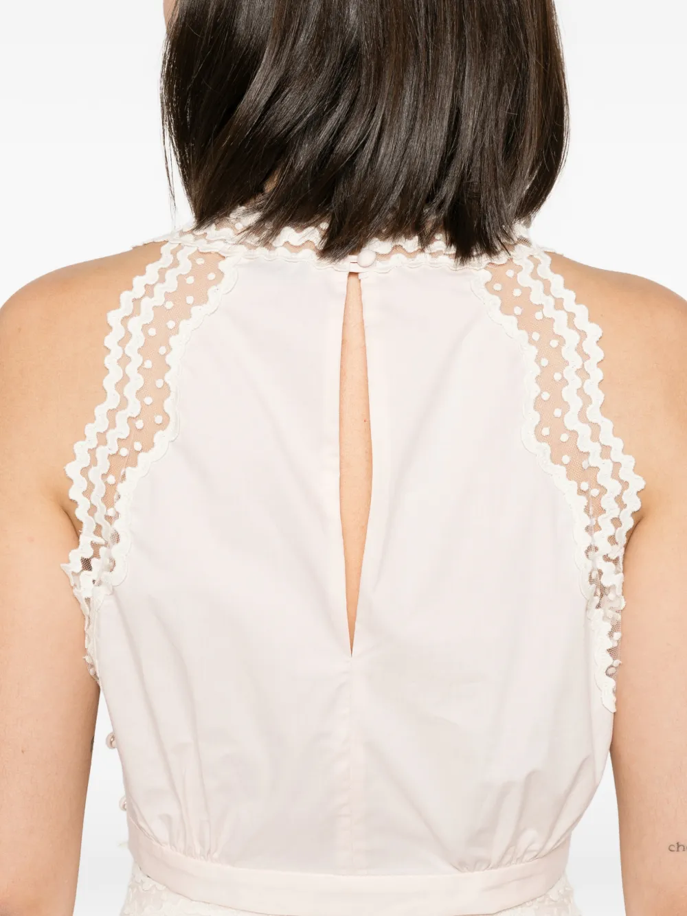 SANDRO Cropped top Roze