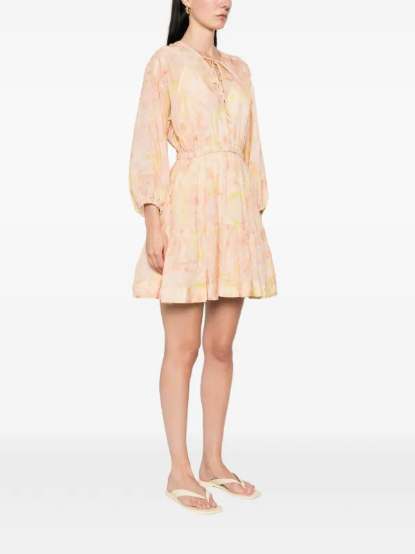 pink dress sandro Flower jacquard maxi dress pink For Women