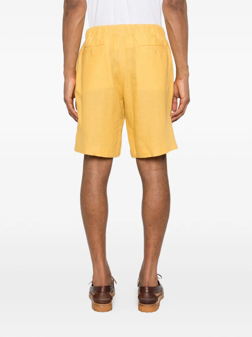 SANDRO Shorts met trekkoord Geel