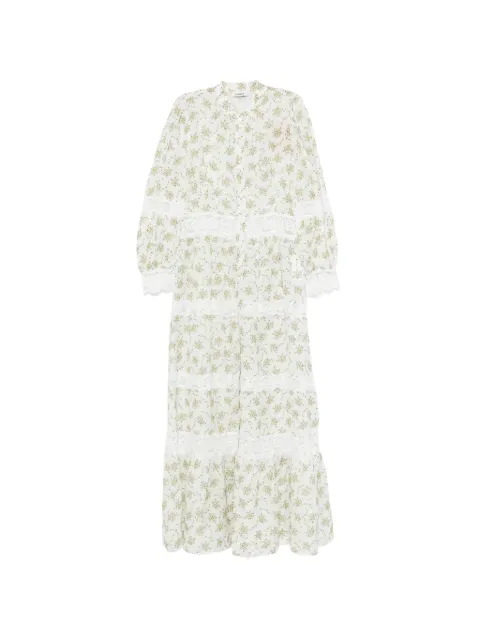 SANDRO floral lace maxi dress