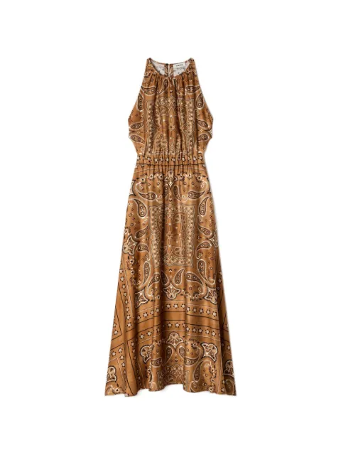 SANDRO bandana-print maxi dress