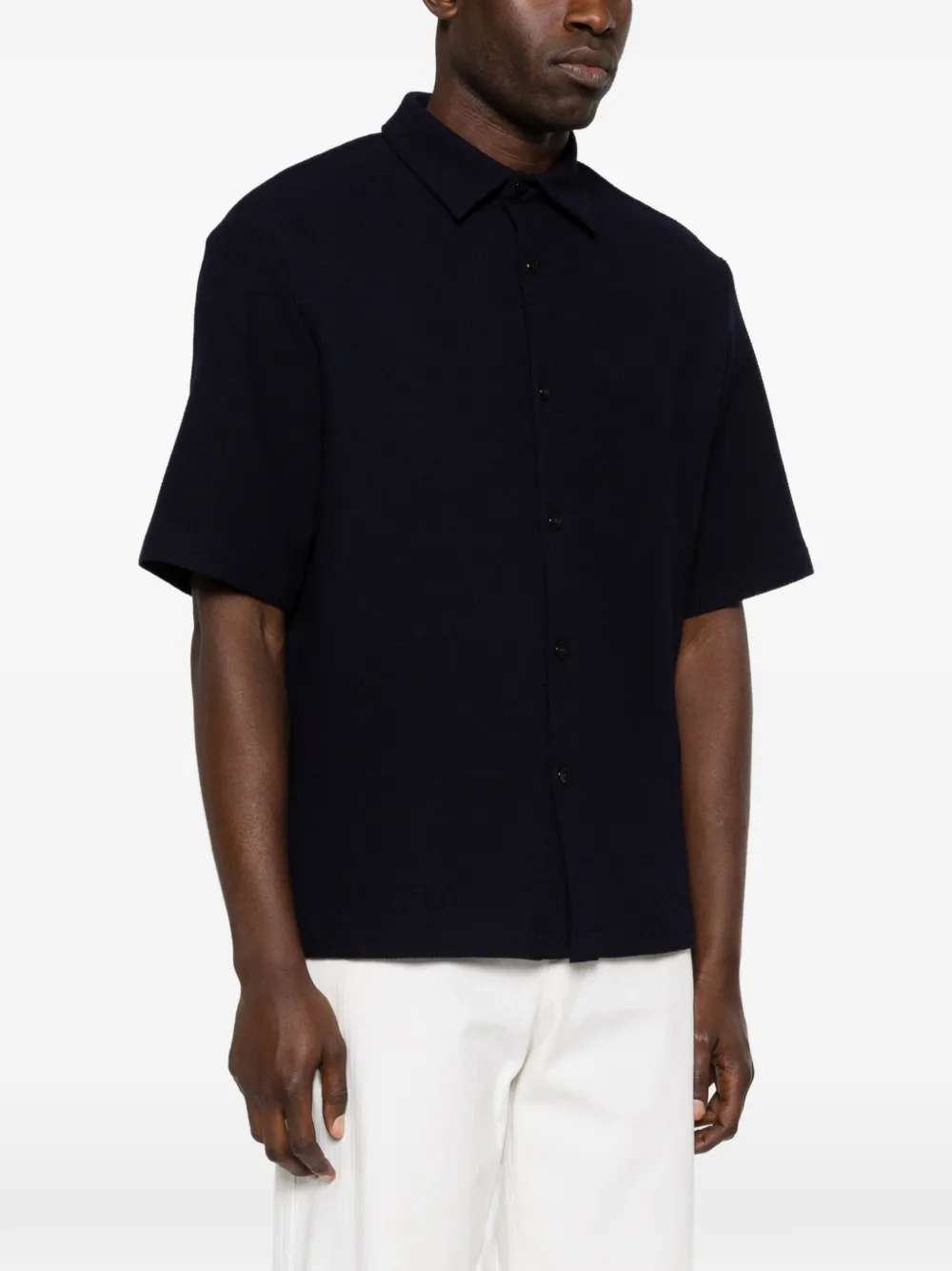  Sandro Wavy Shirt - Black 