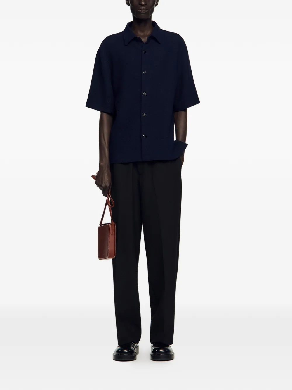  Sandro Camisa Wavy - Negro 