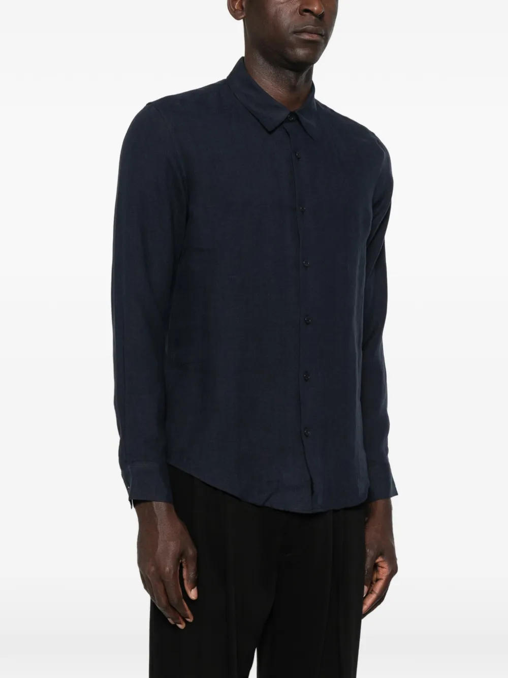  Sandro Camisa De Manga Larga - Azul 