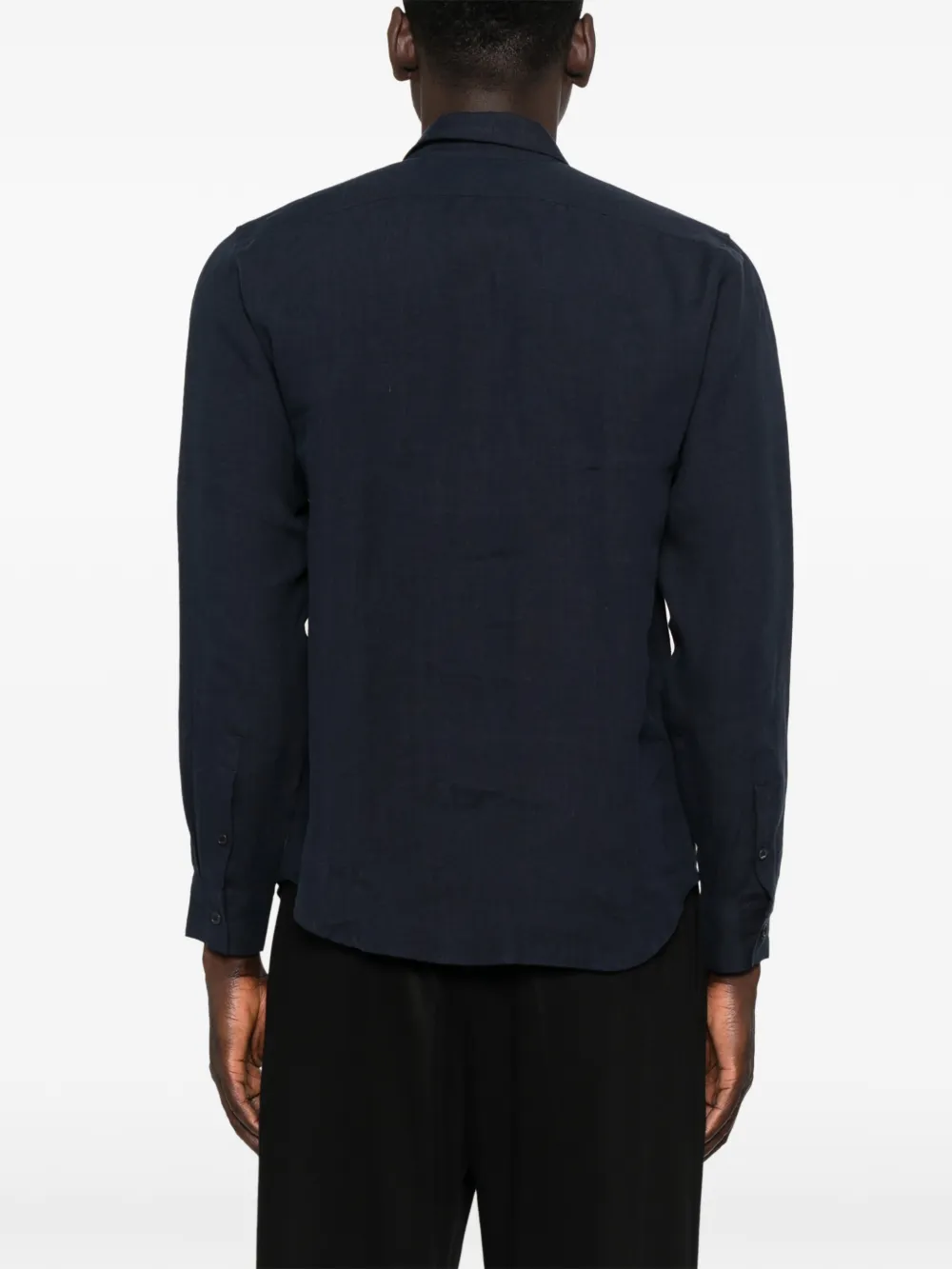 SANDRO Overhemd met lange mouwen Blauw