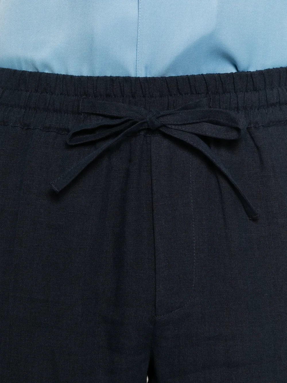 SANDRO Broek met trekkoord Blauw