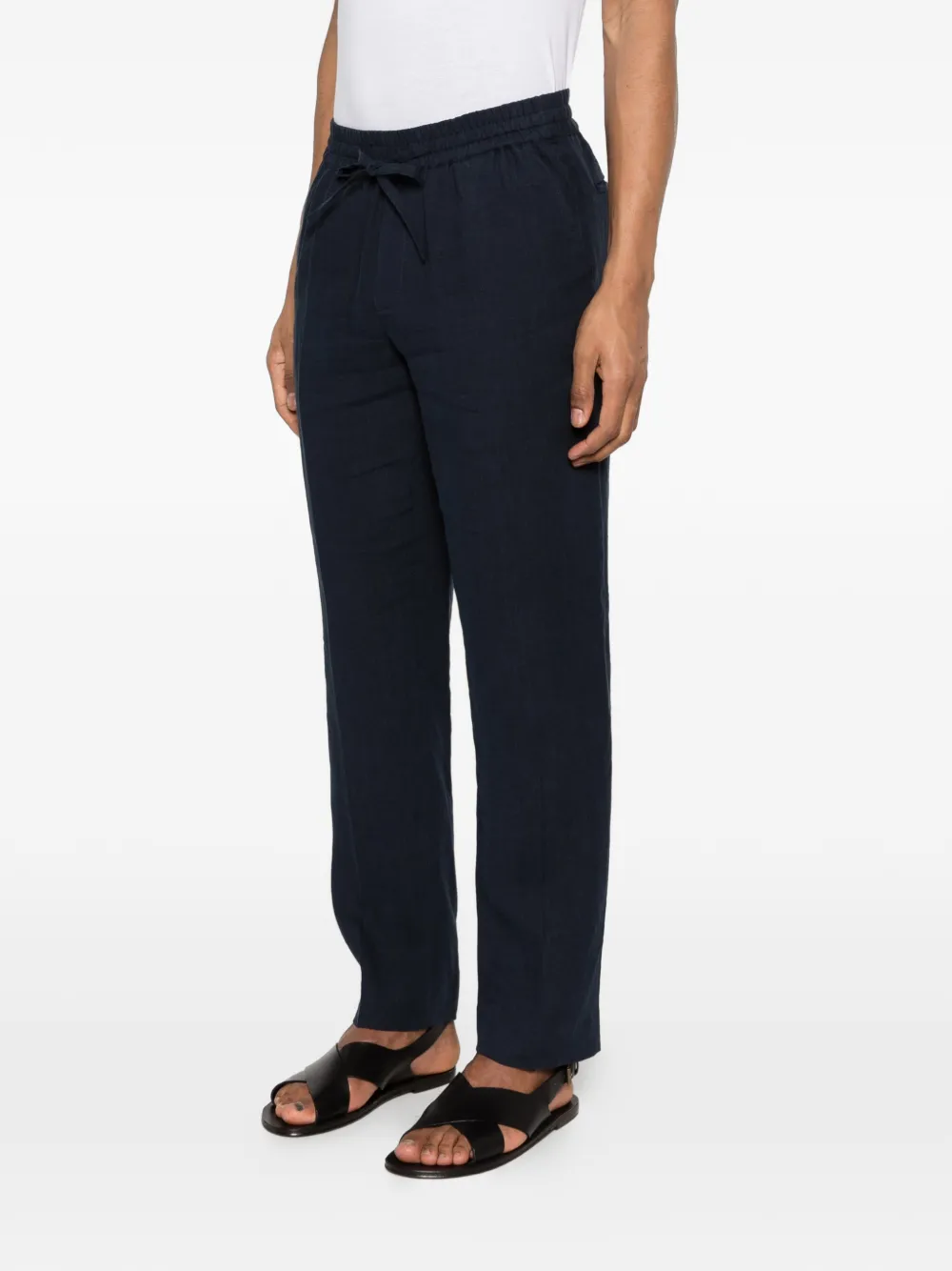 SANDRO Broek met trekkoord Blauw