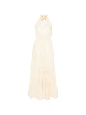 SANDRO Maxi Lace Striped Dress | Blue | FARFETCH AO SANDRO Maxi Lace Striped Dress | Blue | FARFETCH AO