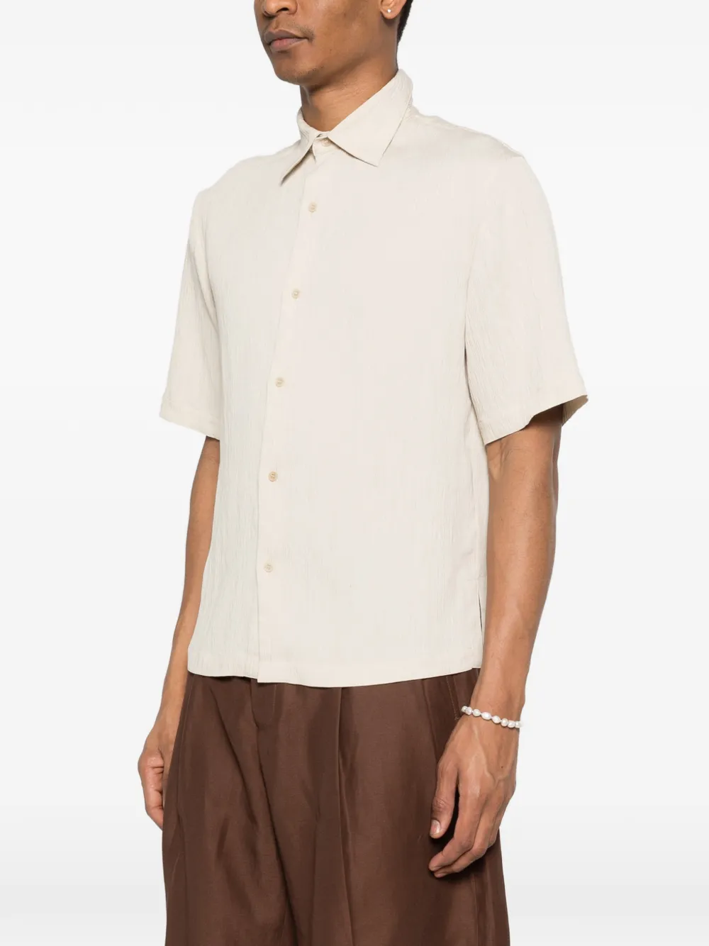  Sandro Short Sleeve Shirt - Neutrals 
