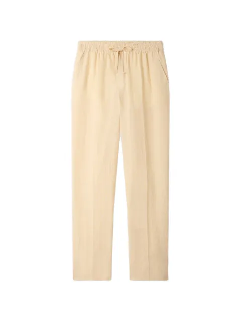 SANDRO elasticated linen trousers