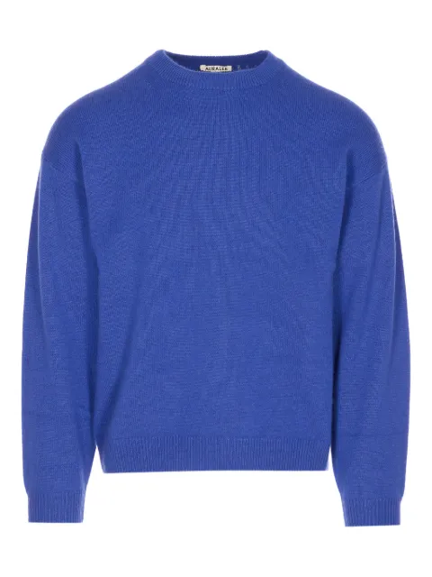 Auralee crew-neck long-sleeves sweater