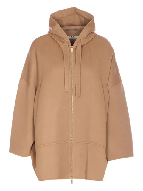 'S Max Mara zip-up hooded coat