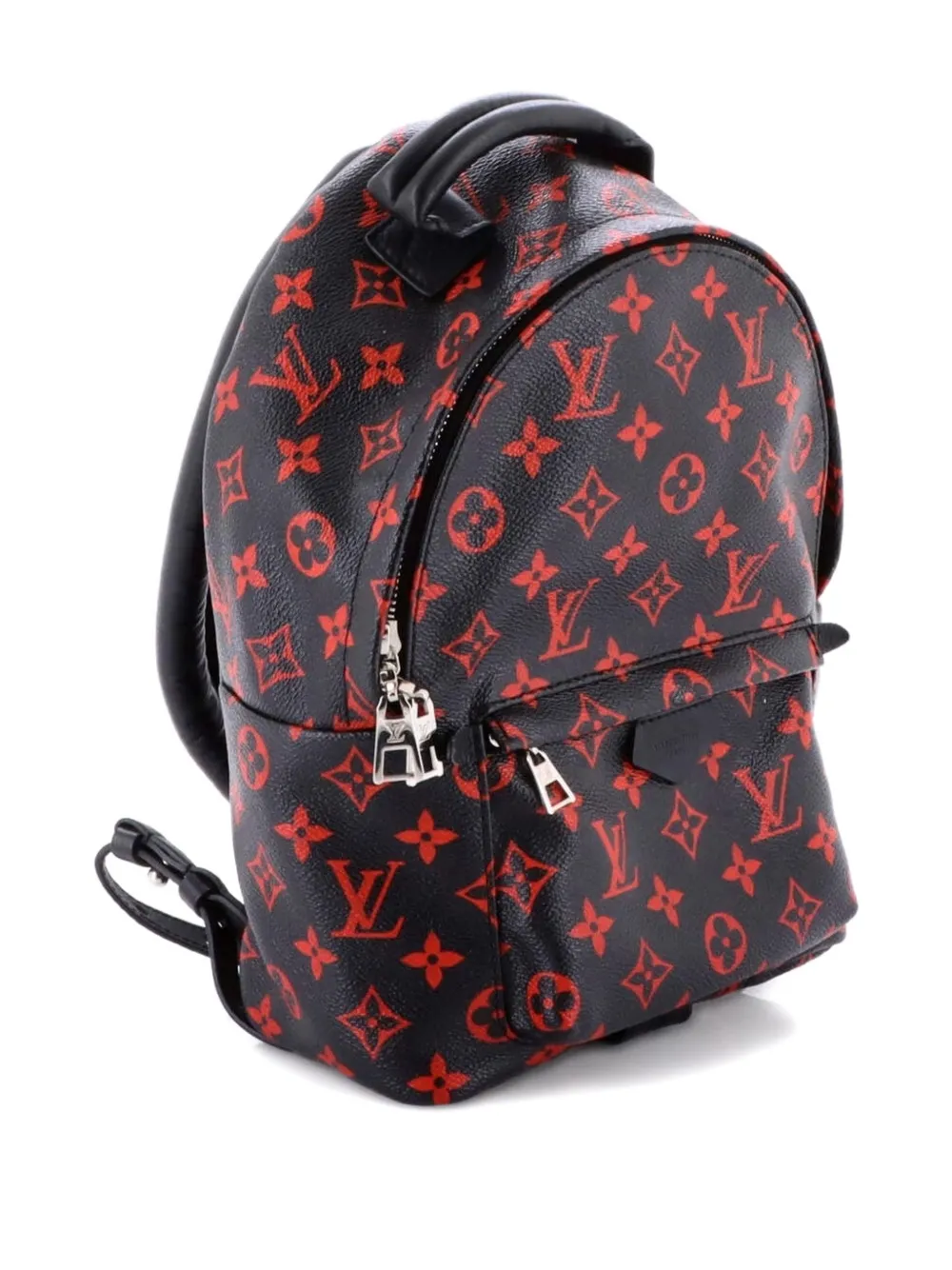LOUIS VUITTON Pre-owned Palm Springs Limited Edition Monogram Infrarouge Pm Backpack In Black