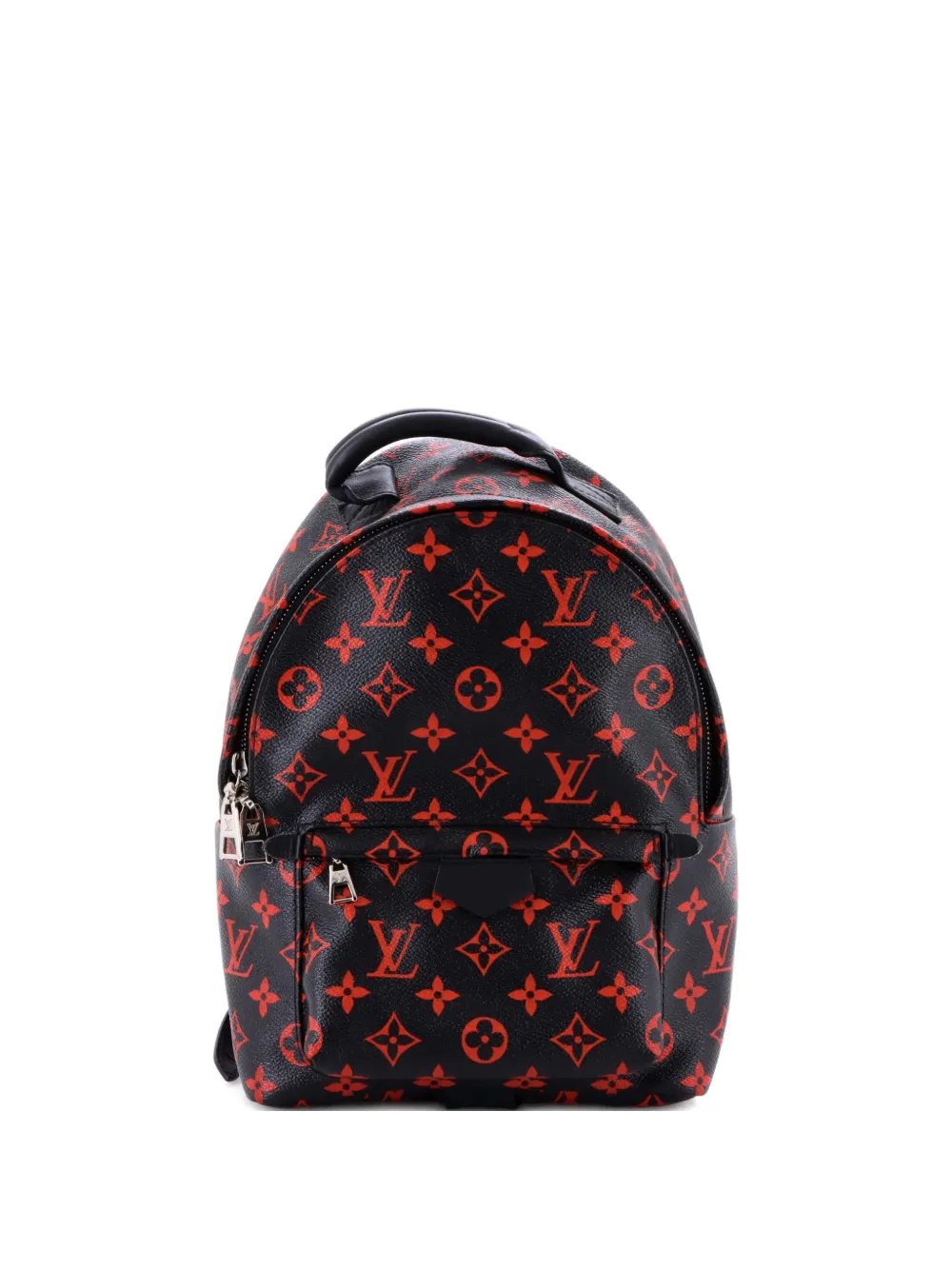 Click to view more detailed imagery on our partner's website Pre-owned Louis Vuitton Palm Springs Limited Edition Monogram Infrarouge Pm Backpack In Black
