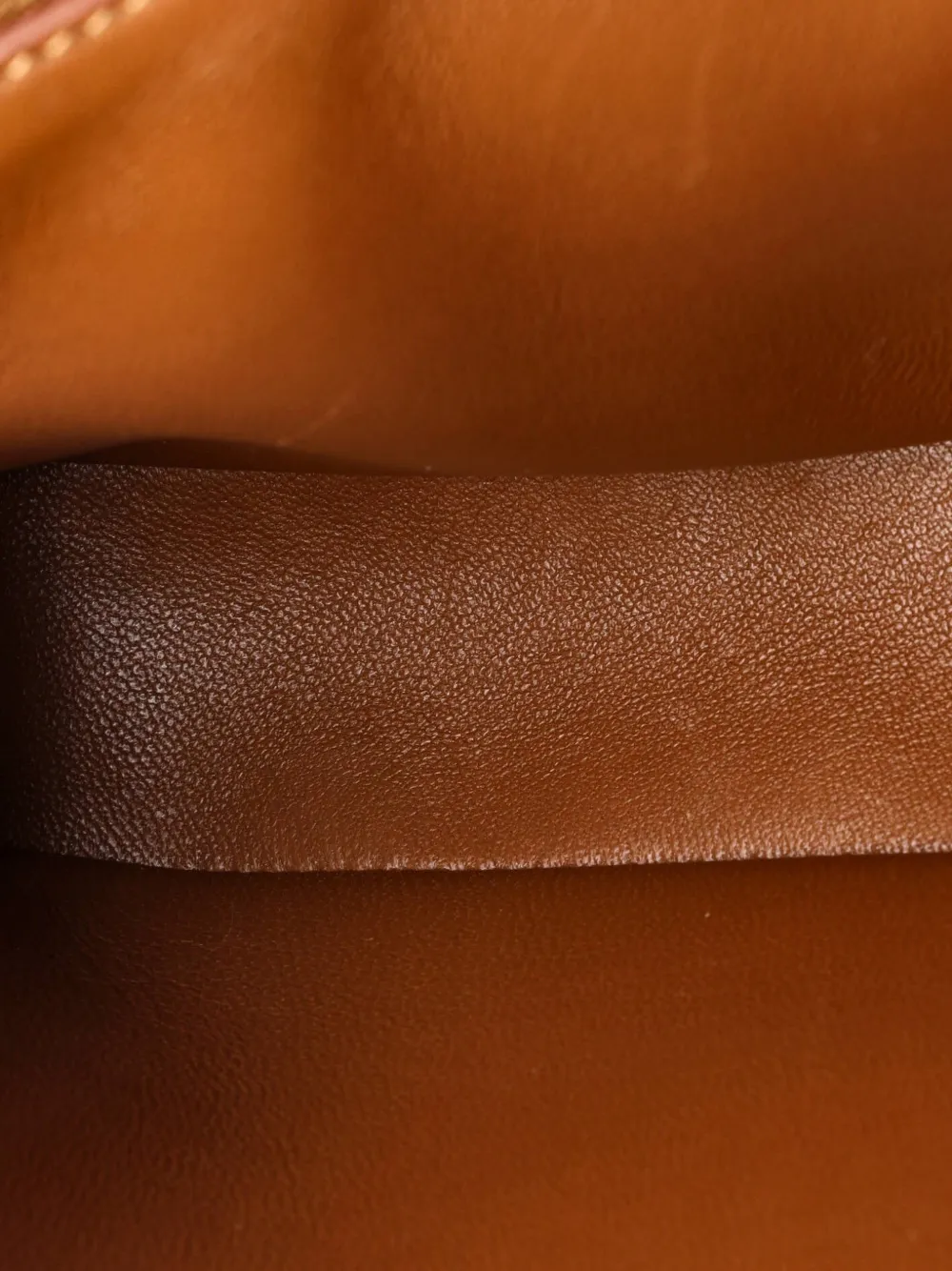 Pre-owned Celine Triomphe Shoulder Bag Canvas With Leather Medium Crossbody Bag In Neutral