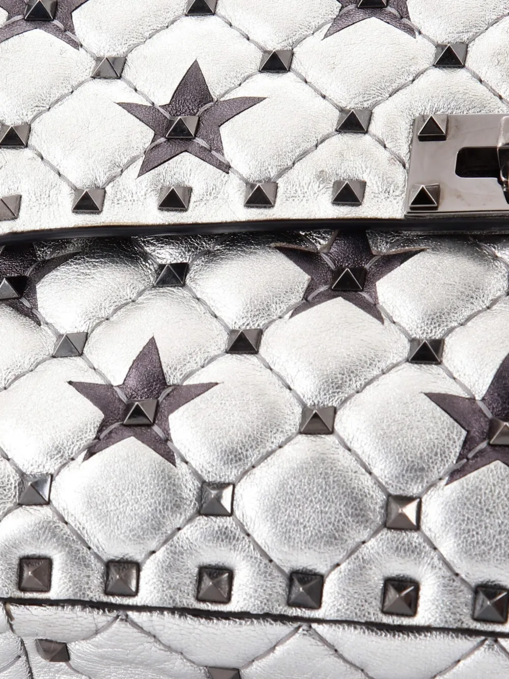 Rockstud Spike Flap Bag Quilted Leather Medium Crossbody Bag