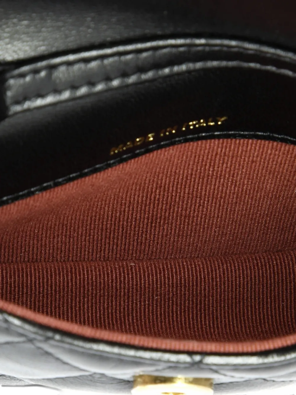 CHANEL Pre-owned Cc Flap Resin Pearl Chain Quilted Lambskin Mini Belt Bag In Black