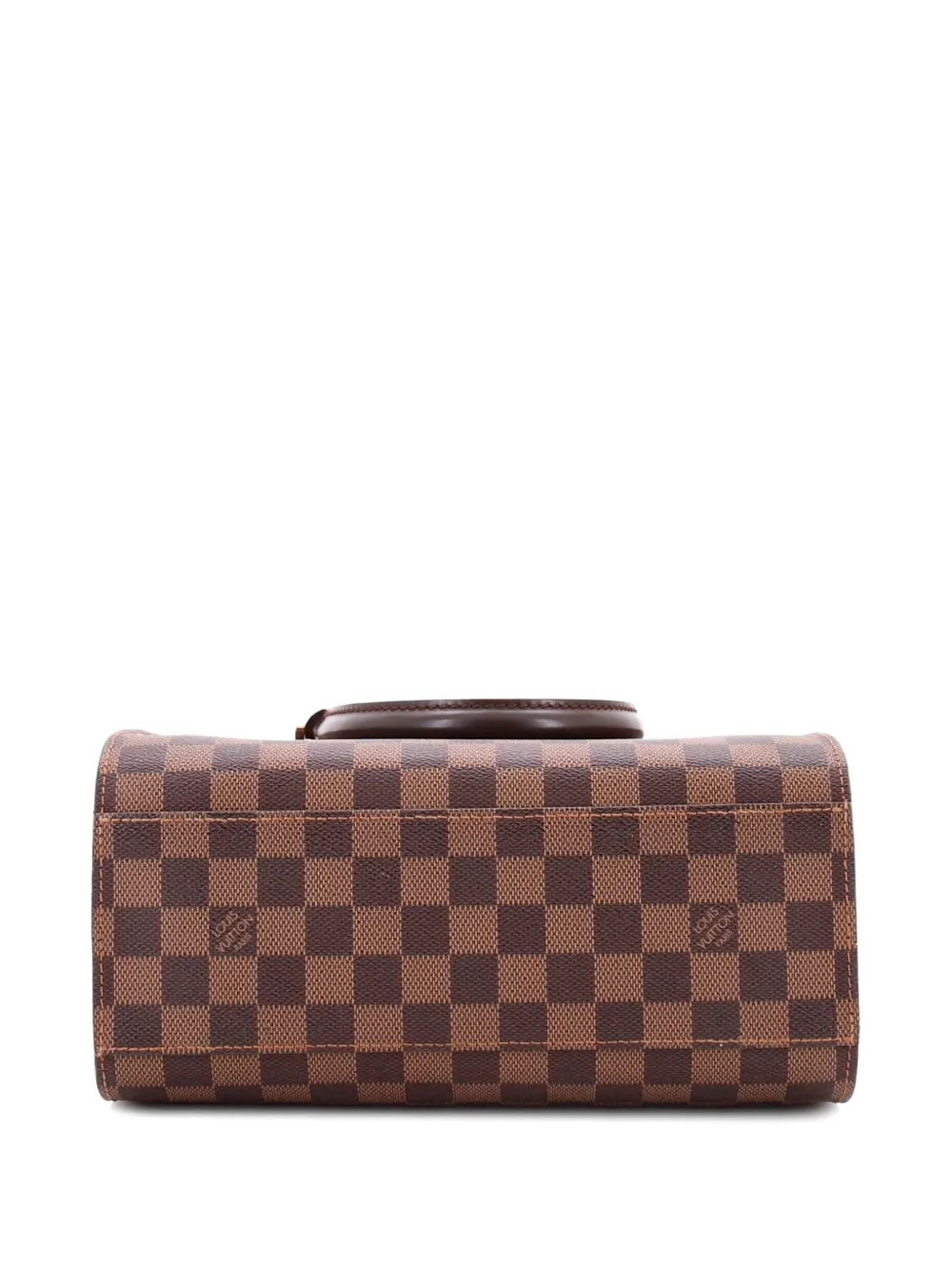 Pre-owned Louis Vuitton Triana Bag Damier Satchel In Brown