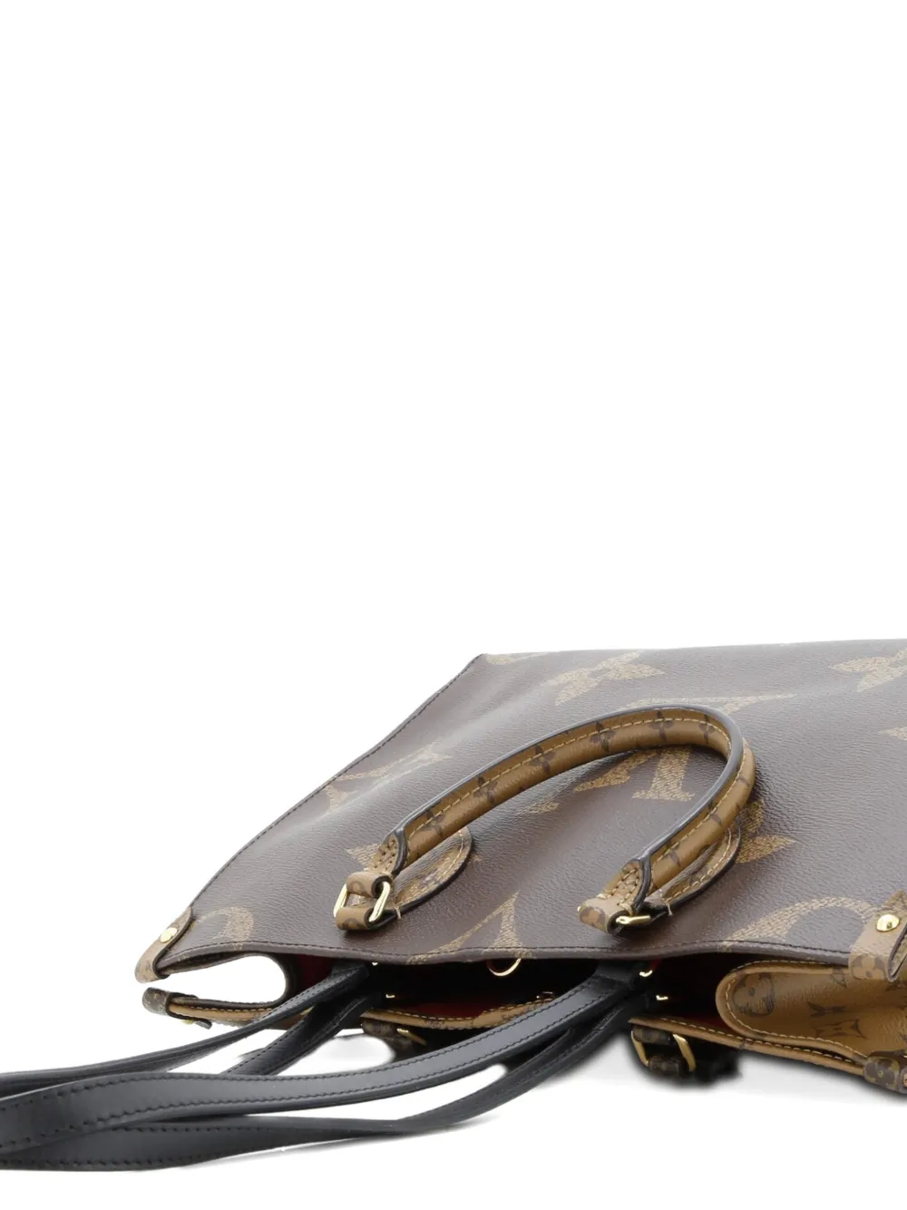 LOUIS VUITTON Pre-owned Onthego Reverse Monogram Giant Mm Tote Bag In Brown