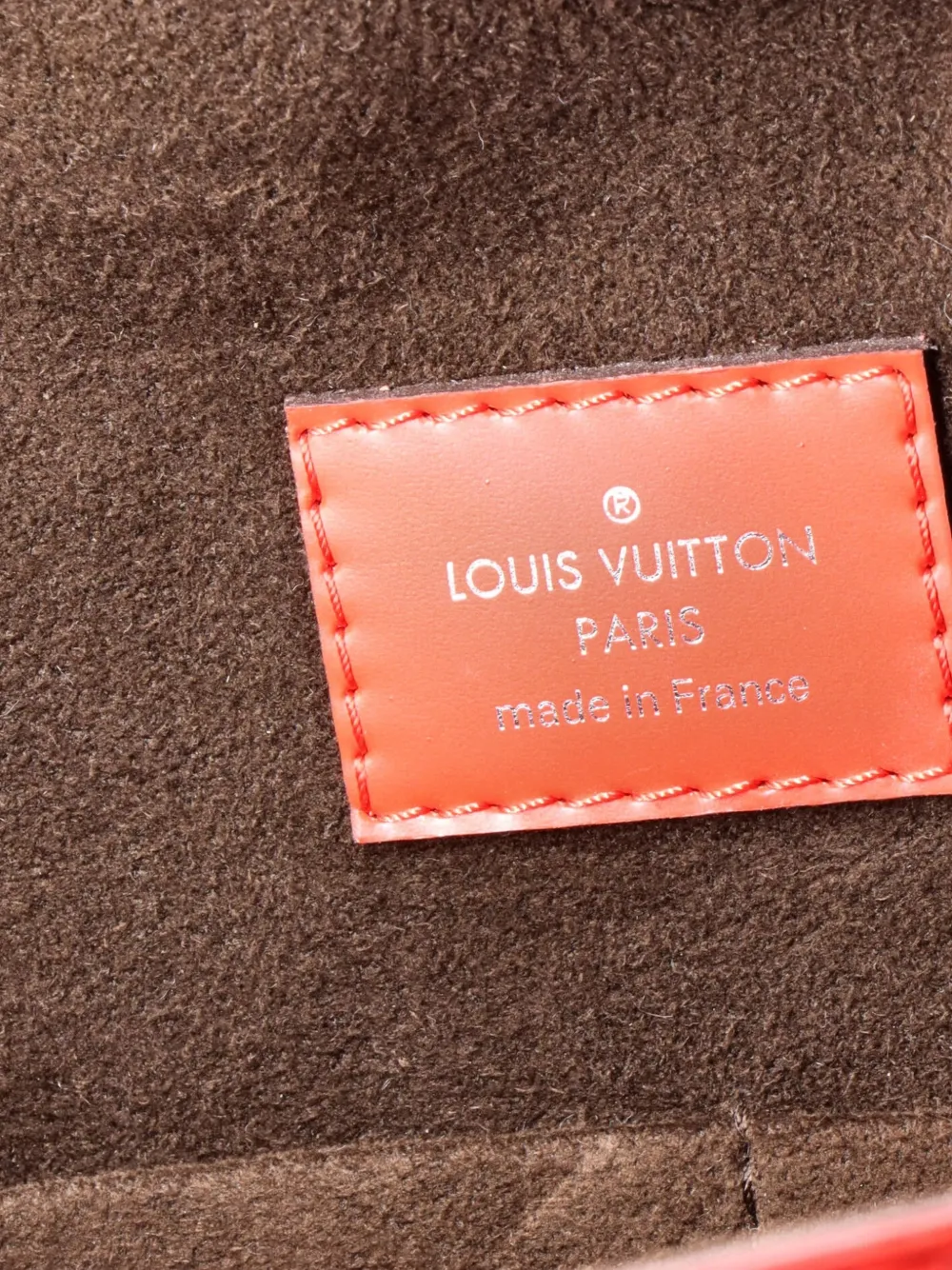 Pre-owned Louis Vuitton Cluny Top Handle Bag Epi Leather Bb Satchel In Red