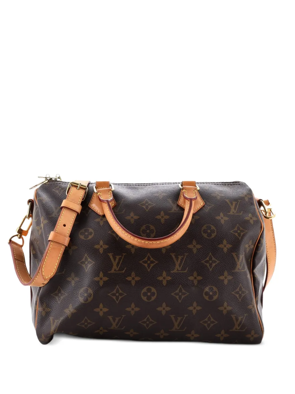 Louis Vuitton Pre-Owned Speedy Bandouliere Bag Monogram Canvas 30 shoulder bag - Marrone