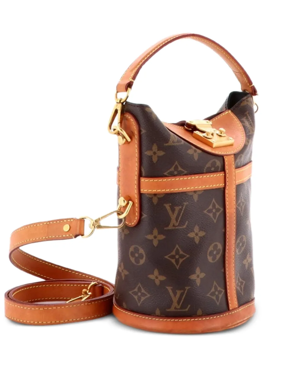 Louis Vuitton Pre-Owned Duffle Handbag Monogram Canvas bucket bag - Marrone