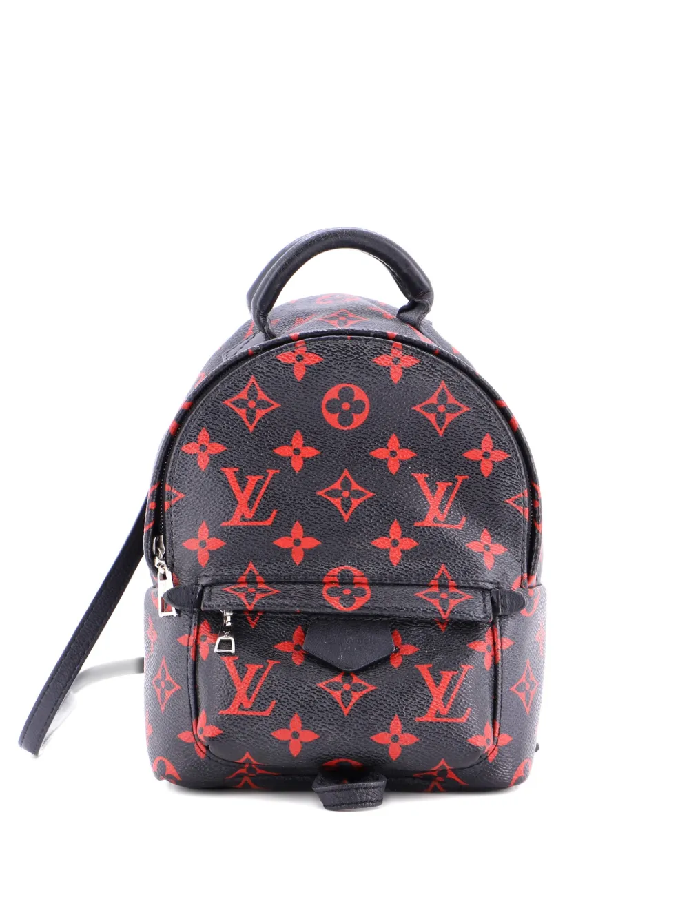 Click to view more detailed imagery on our partner's website Pre-owned Louis Vuitton Palm Springs Limited Edition Monogram Infrarouge Mini Backpack In Black