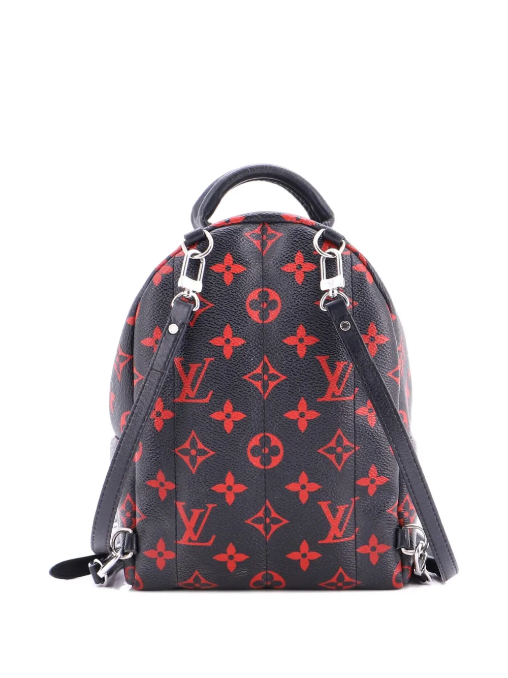 LOUIS VUITTON Pre-owned Palm Springs Limited Edition Monogram Infrarouge Mini Backpack In Black