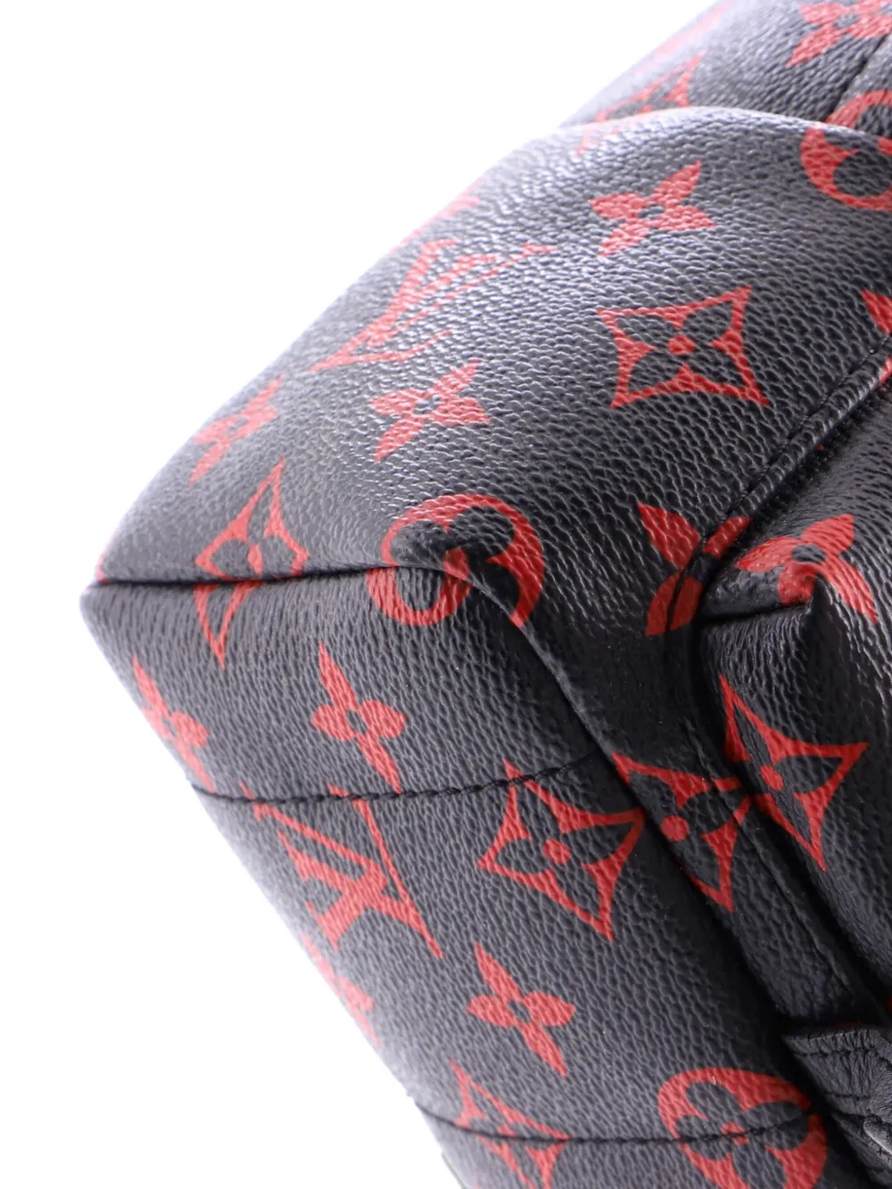 LOUIS VUITTON Pre-owned Palm Springs Limited Edition Monogram Infrarouge Mini Backpack In Black
