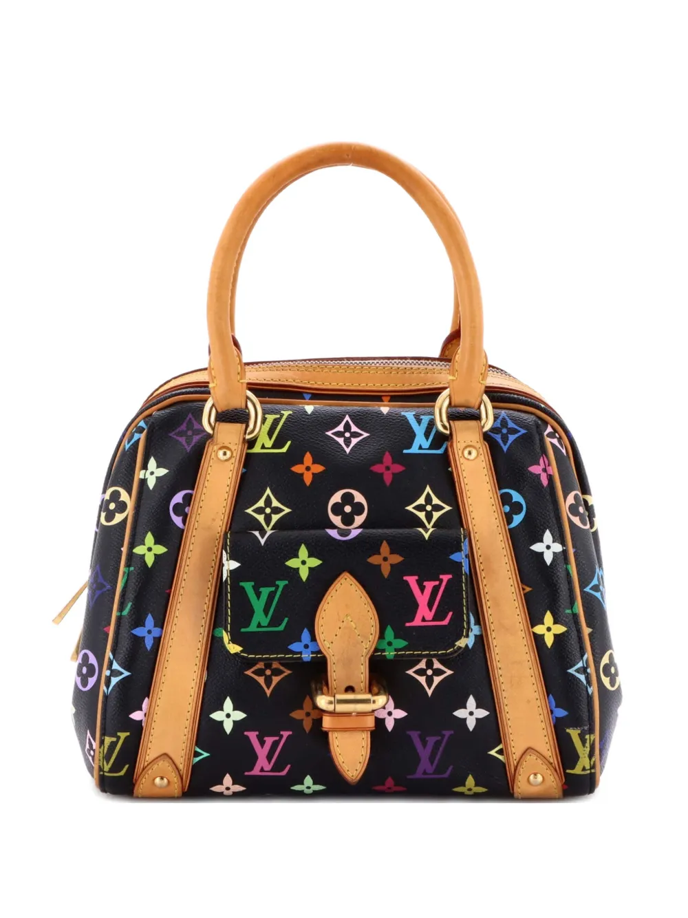 Louis Vuitton Pre-Owned Priscilla Handbag Monogram Multicolor satchel - Nero