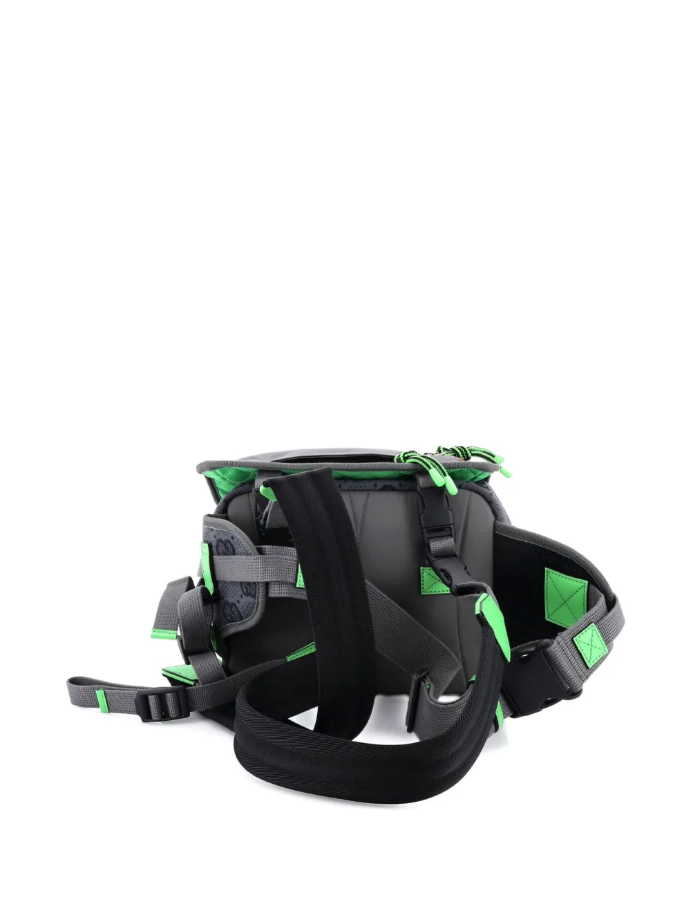 Gucci Pre-Owned Buckle Flap Chest Strap GG Fabric with Rubber backpack | Estilos de archivo | Image 2