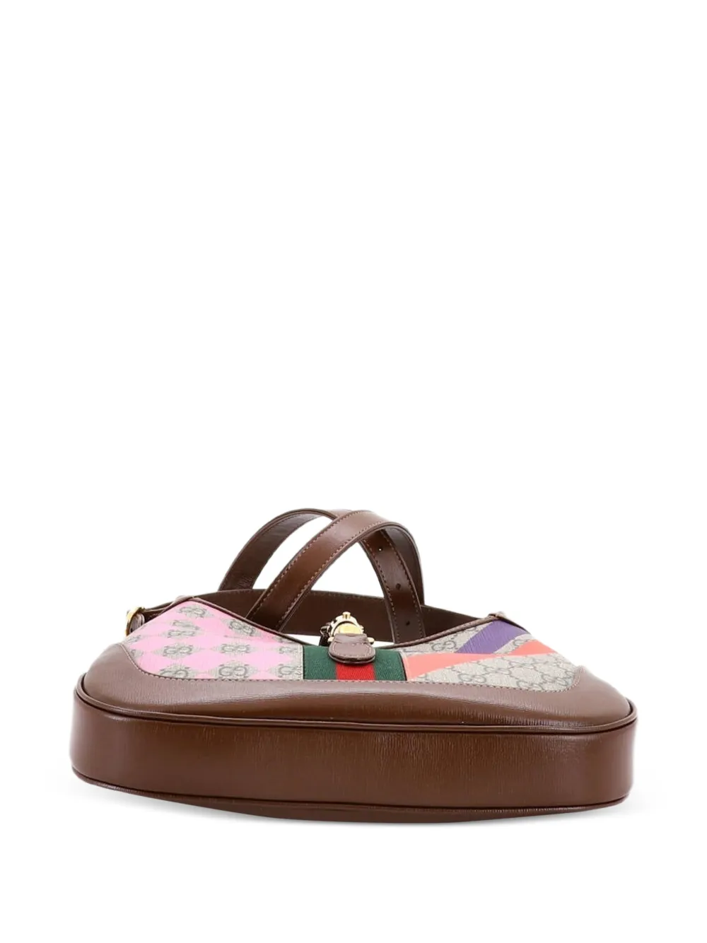 Jackie 1961 Printed Gg Coated Canvas Small Hobo Bag