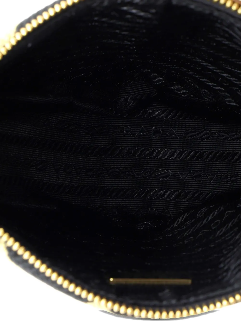 Symbole Triangle Bag Jacquard Mini Shoulder Bag