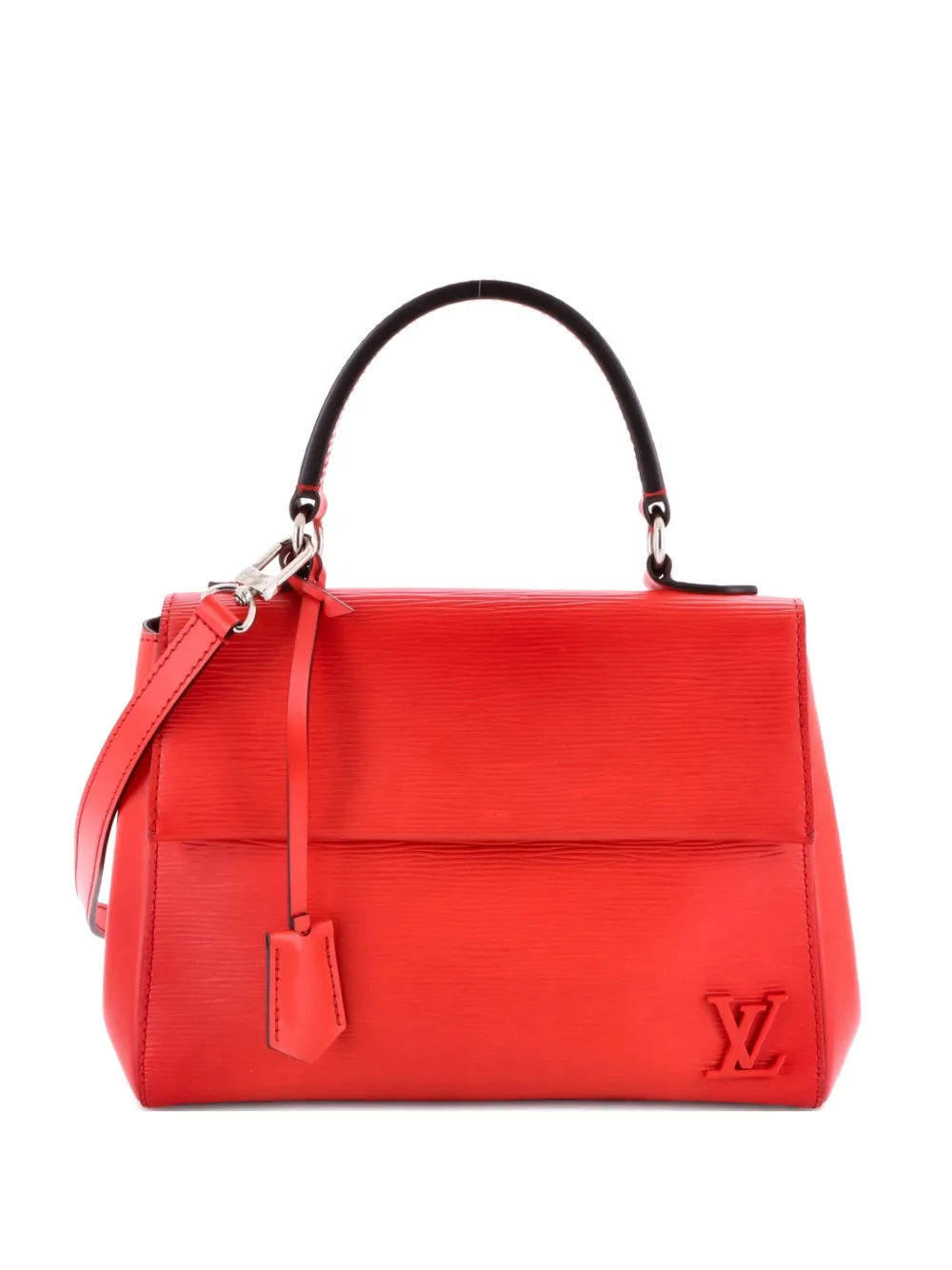 Louis Vuitton Pre-Owned Cluny Top Handle Bag Epi Leather BB satchel - Rosso